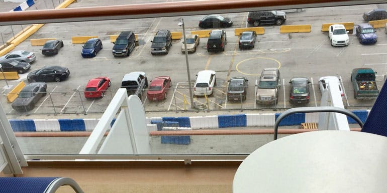 parking lot cruise ship
