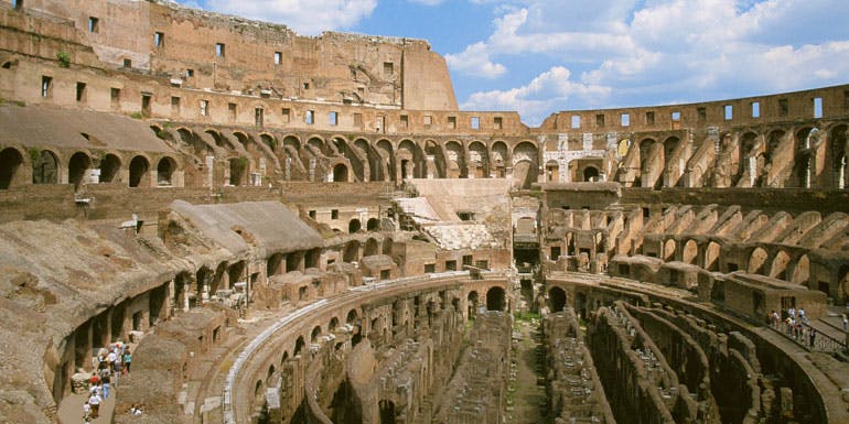 rome ruins cruise bad condition