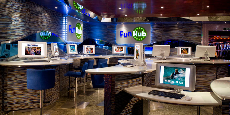 carnival internet cafe cost cruise