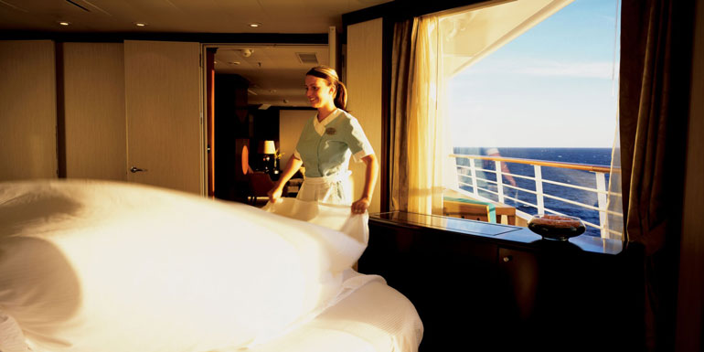 tips seabourn room steward cleaning
