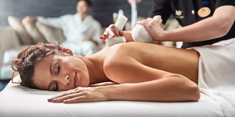 princess cruise lotus spa massage splurge