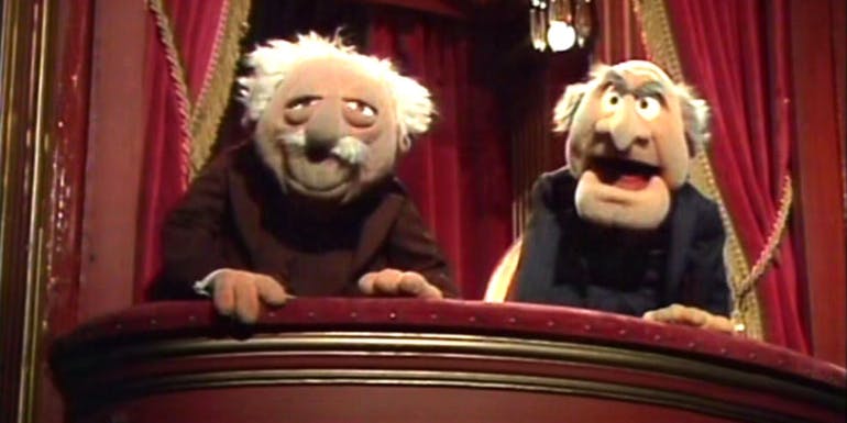 muppets theater statler waldorf weirdest reviews