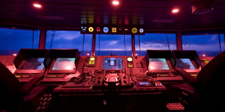 cruise ship navigational bridge technical system