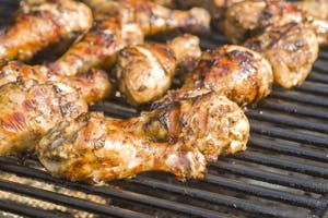 barbecued jerk chicken falmouth jamaica