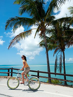 Biking in Key West florida