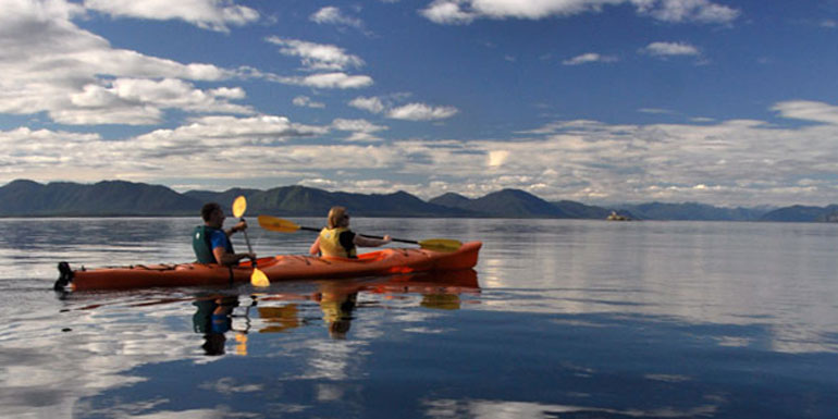 Alaska cruise tours kayak tatoosh islands