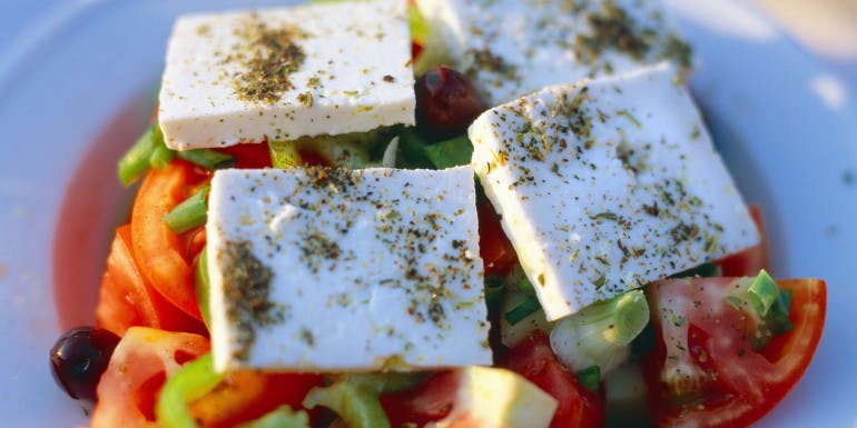 athens greece greek salad food guide