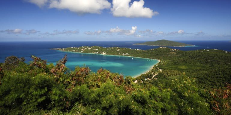 magens bay st. thomas beach caribbean