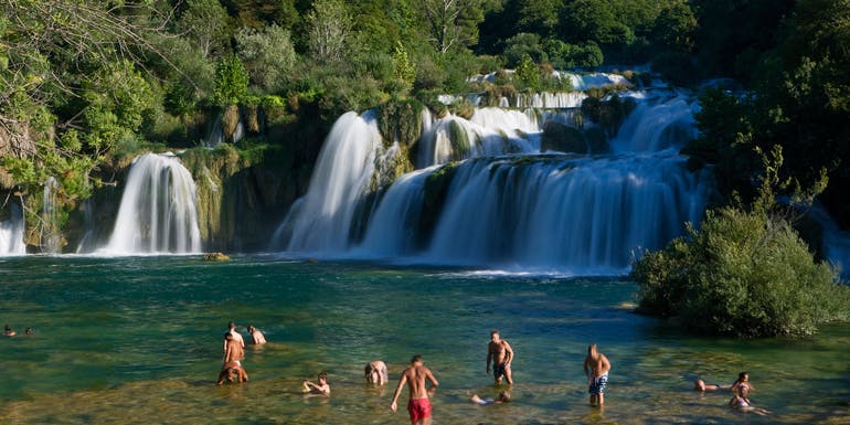 krka national park waterfall mediterranean excursions