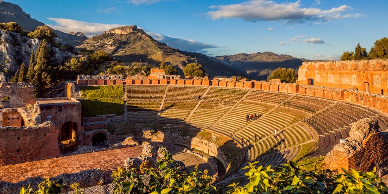 greek theater peloritani taormina western med