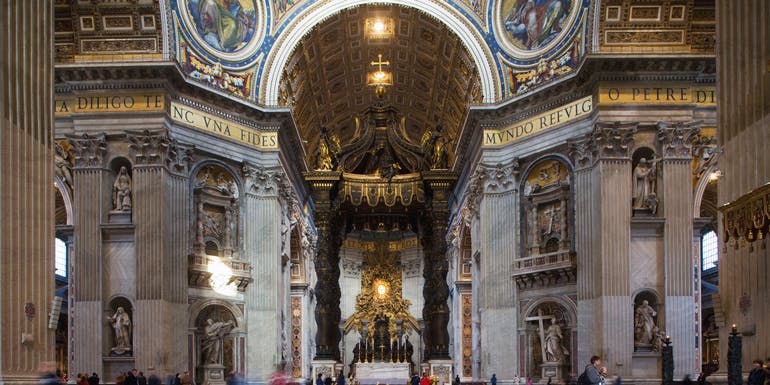 st peters basilica rome western med