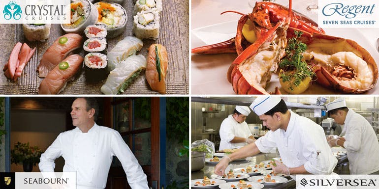 dining luxury cruise crystal seabourn silversea