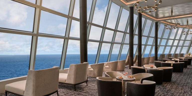 norwegian joy observation lounge windows ship sightseeing