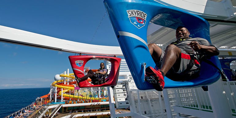 carnival vista skyride lido deck cruise