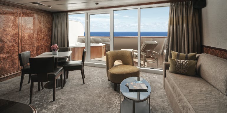 norwegian sky owners suite hot tub cabin cruise