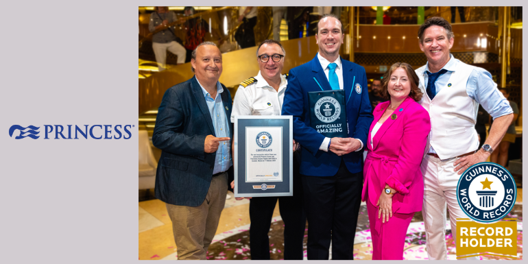 Princess Cruises Breaks Guinness World Record for National Mar...