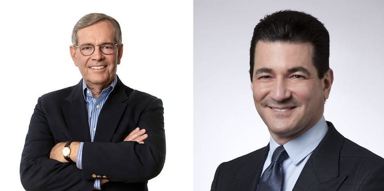 mike leavitt and scott gottlieb norwegian royal caribbean