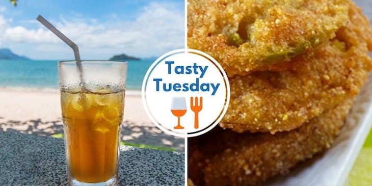 tasty tuesday fried green tomatoes viking carnival ice pick cocktail recipe