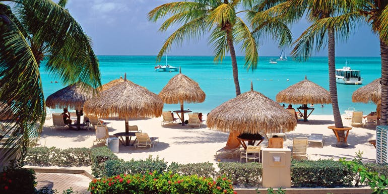 aruba palm beach caribbean best beaches