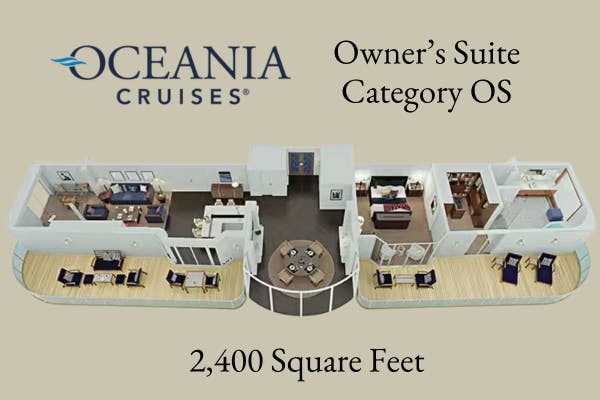 Oceania Vista Owner's Cabin Layout