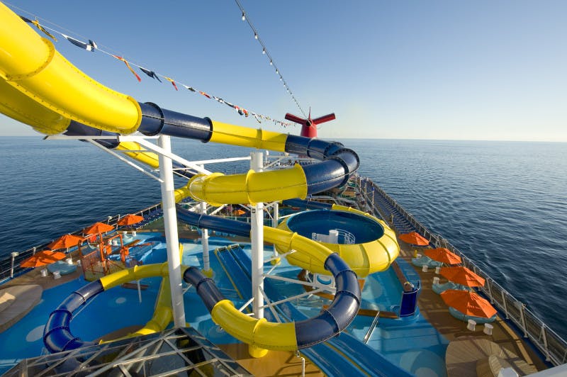 Carnival Waterworks waterpark on the Carnival Dream