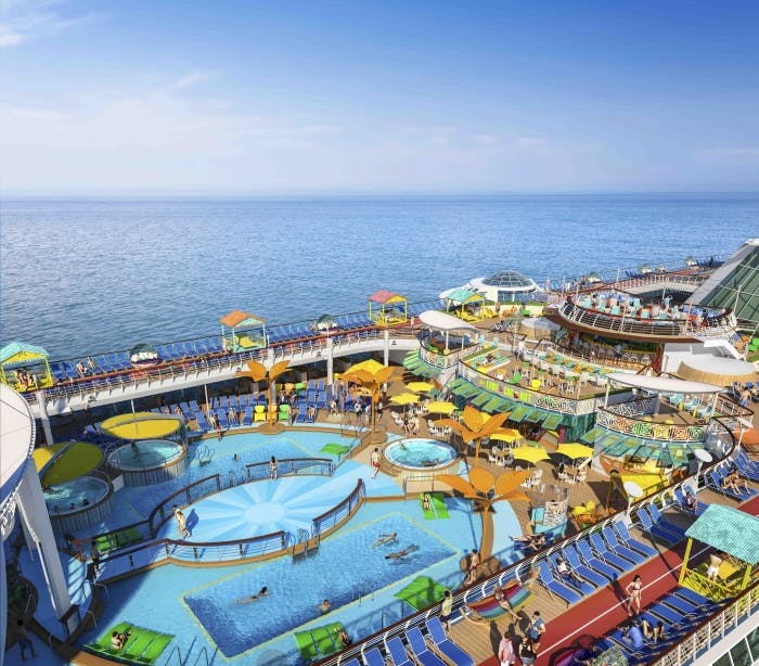 Freedom of the Seas pools